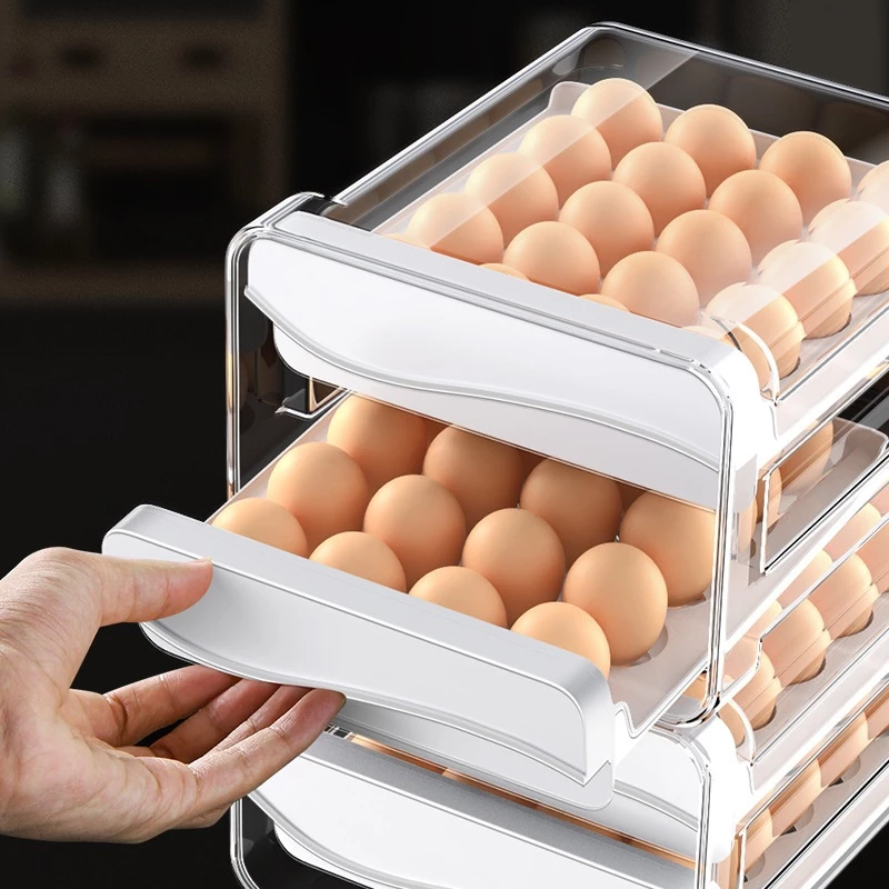 Gaveteiro Empilhável Porta Ovos Duplo 32/40 ovos (Shopee) - Imagem 2