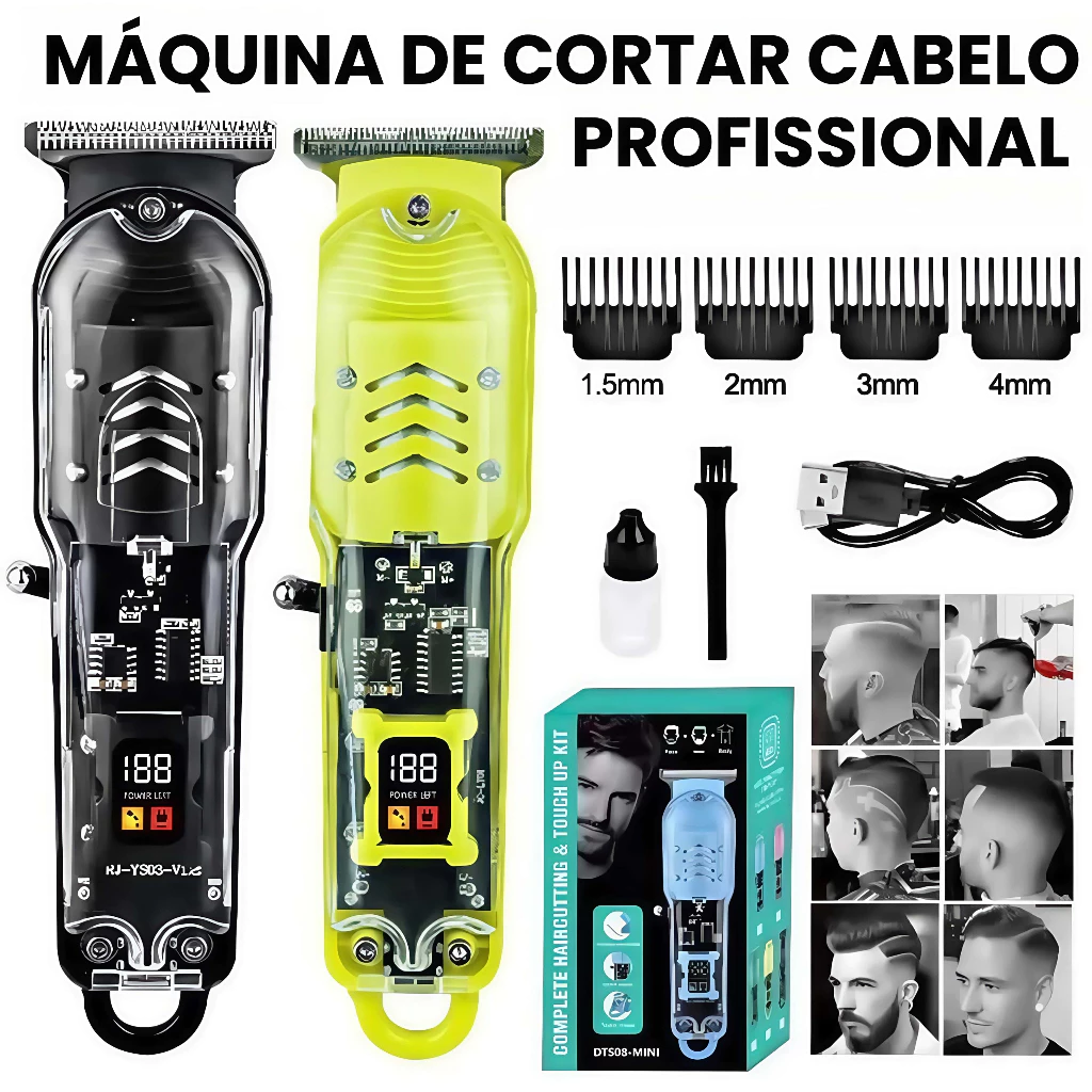 Máquina De Cortar Cabelo Profissional Smart ( Vendido pela Shopee)