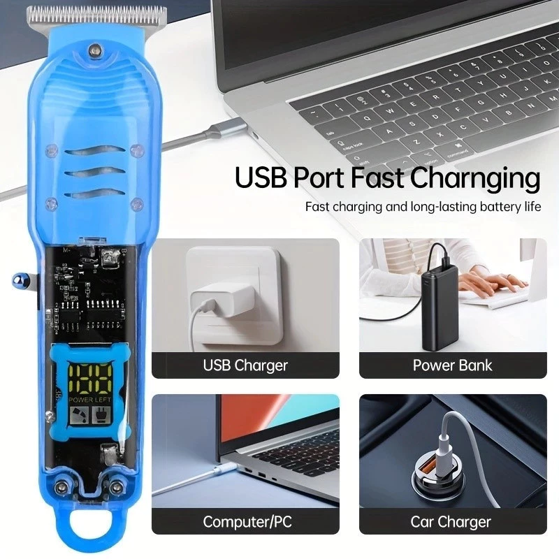 Máquina De Cortar Cabelo Profissional Smart ( Vendido pela Shopee) - Imagem 3